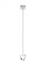 Tripla oprawa wisząca LED 1x4,3W chrom